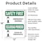 Signmission Emergency Shower Bilingual, 12 in W x Rectangle, Aluminum OS-2PACK-SF-A-1218-L-10774 - alternate 6
